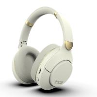 INCA Ibk-503b Kablosuz 5.3 Bluetooth Hafıza Kart Destekli Kulak Üstü Kulaklık Bej BEYAZ